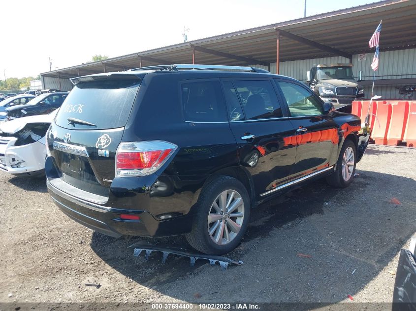 2013 TOYOTA HIGHLANDER HYBRID LIMITED JTEDC3EH7D2012676