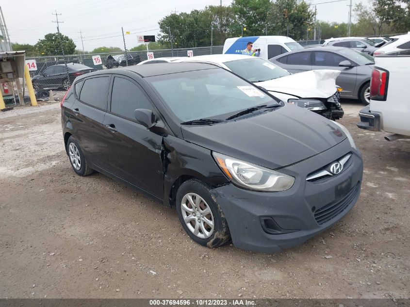 2013 HYUNDAI ACCENT GS - KMHCT5AE6DU126370