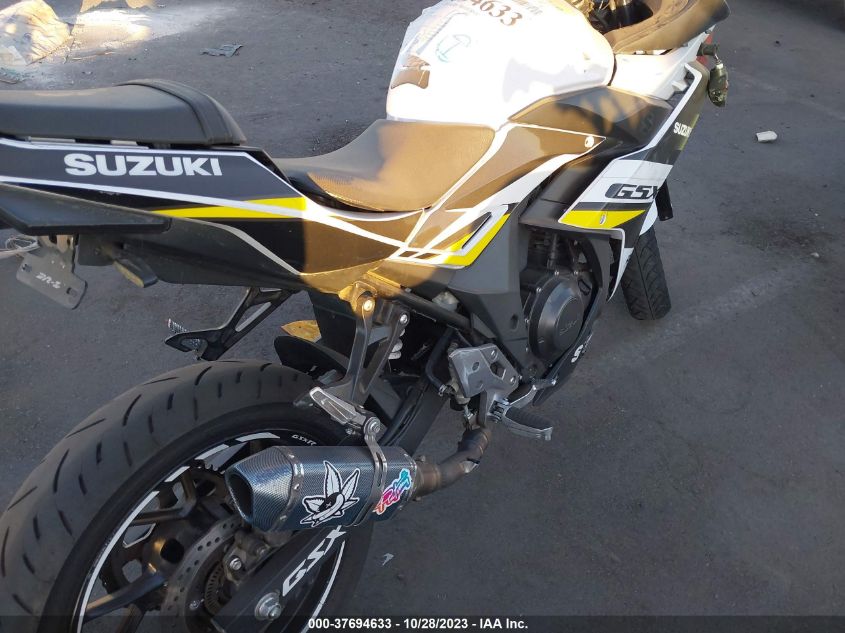 2018 SUZUKI GSX250R LC6DN11A5J1100196