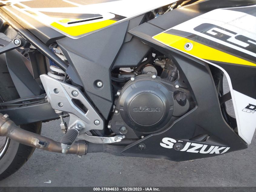 2018 SUZUKI GSX250R LC6DN11A5J1100196