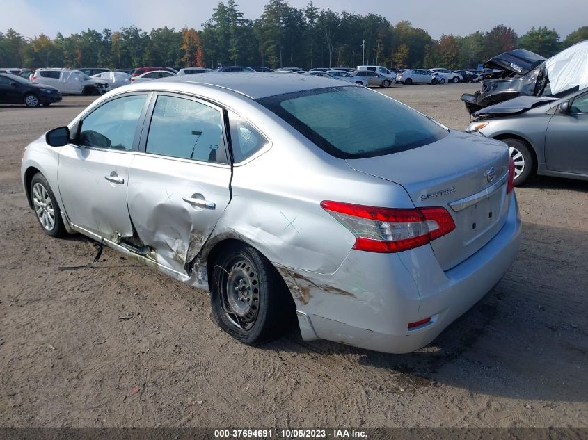 2015 NISSAN SENTRA S - 3N1AB7AP9FY229975