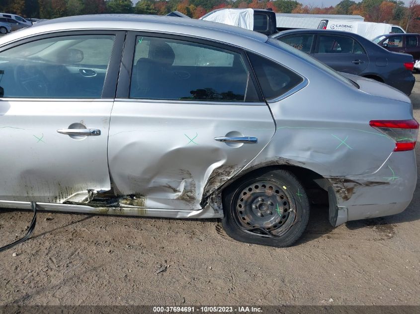 2015 NISSAN SENTRA S - 3N1AB7AP9FY229975