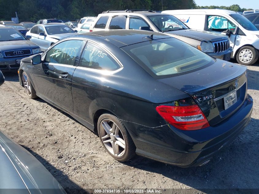 2013 MERCEDES-BENZ C 350 SPORT 4MATIC WDDGJ8JB5DG080103
