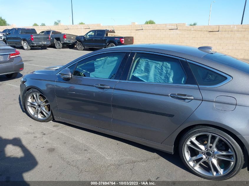 2013 FORD FUSION TITANIUM - 3FA6P0K99DR184335