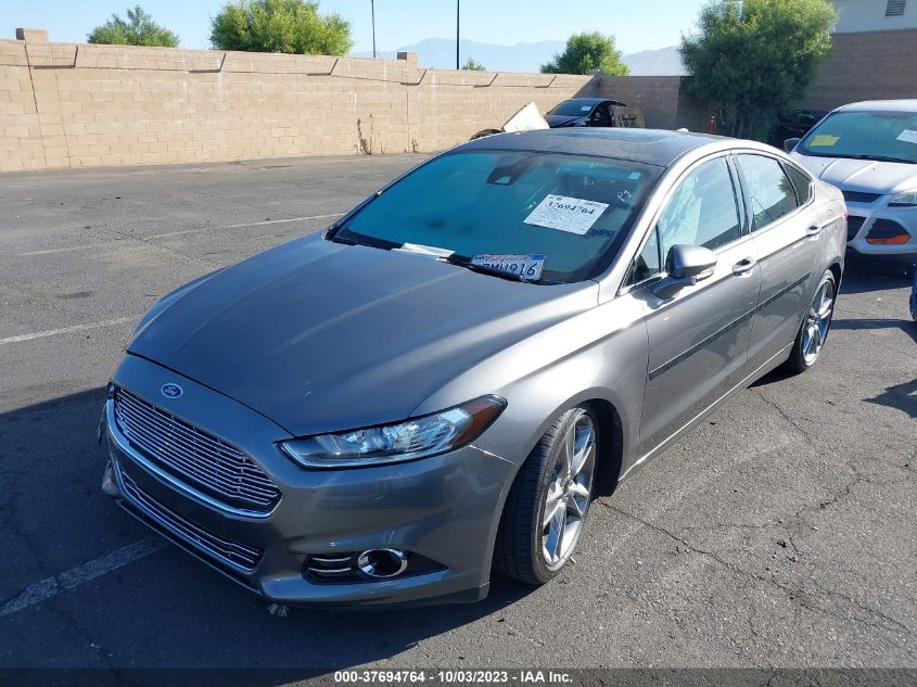 2013 FORD FUSION TITANIUM - 3FA6P0K99DR184335