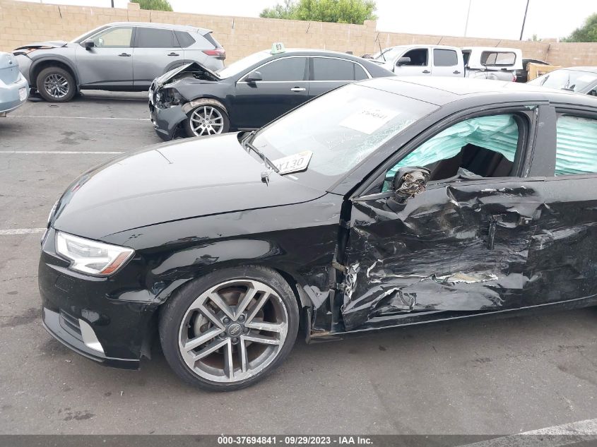2017 AUDI A3 SEDAN PREMIUM WAUAUGFF2H1075640