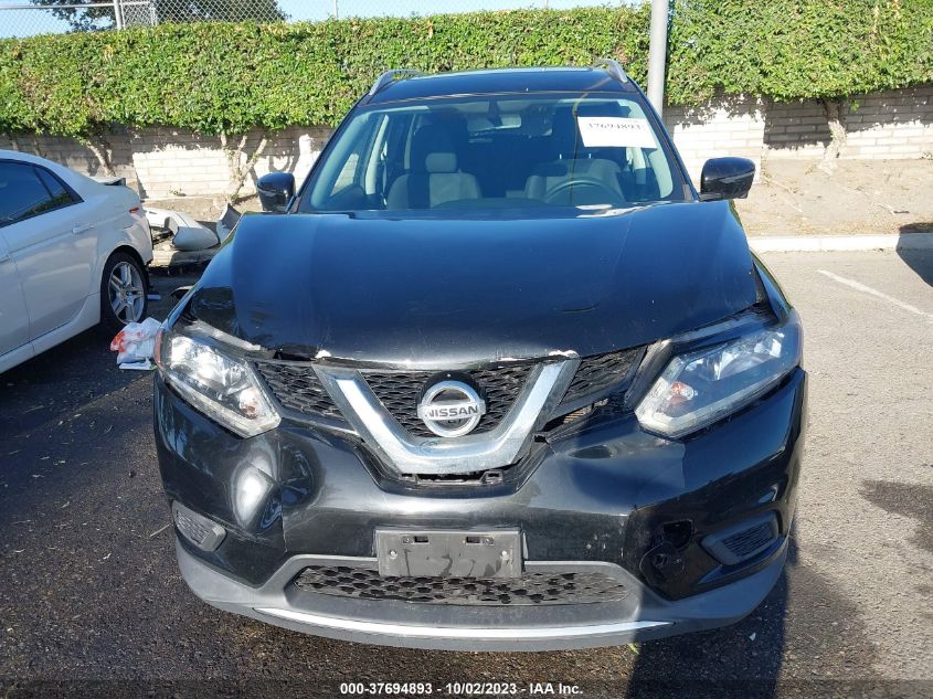 2016 NISSAN ROGUE SV - KNMAT2MT4GP616717