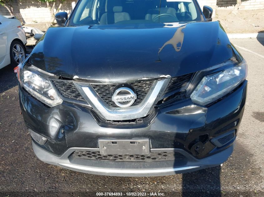 2016 NISSAN ROGUE SV - KNMAT2MT4GP616717