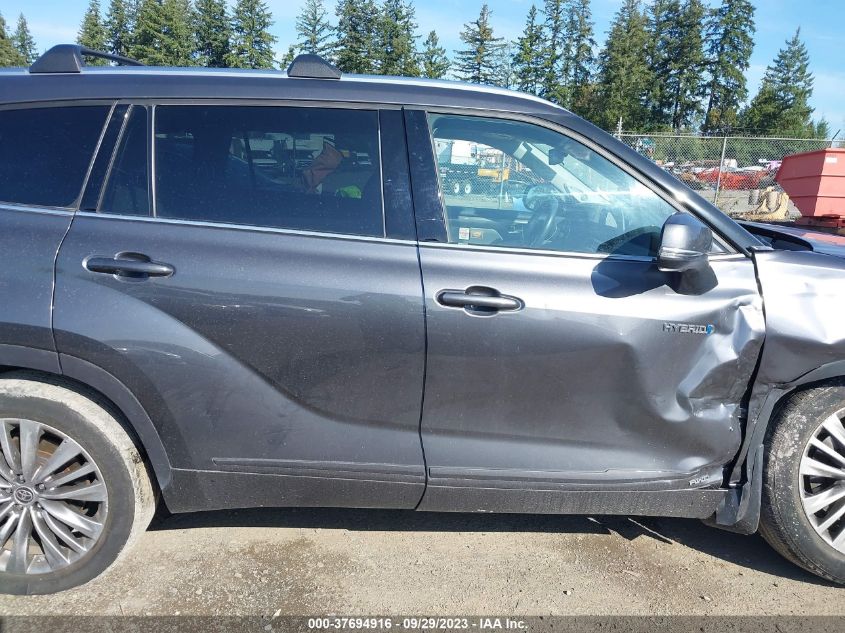 2020 TOYOTA HIGHLANDER HYBRID PLATINUM - 5TDEBRCH3LS012988