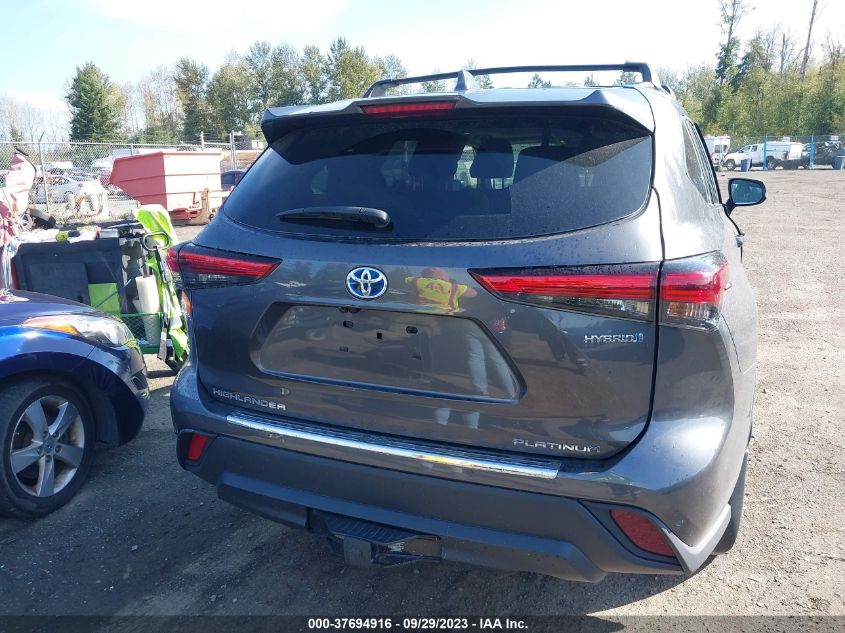2020 TOYOTA HIGHLANDER HYBRID PLATINUM - 5TDEBRCH3LS012988