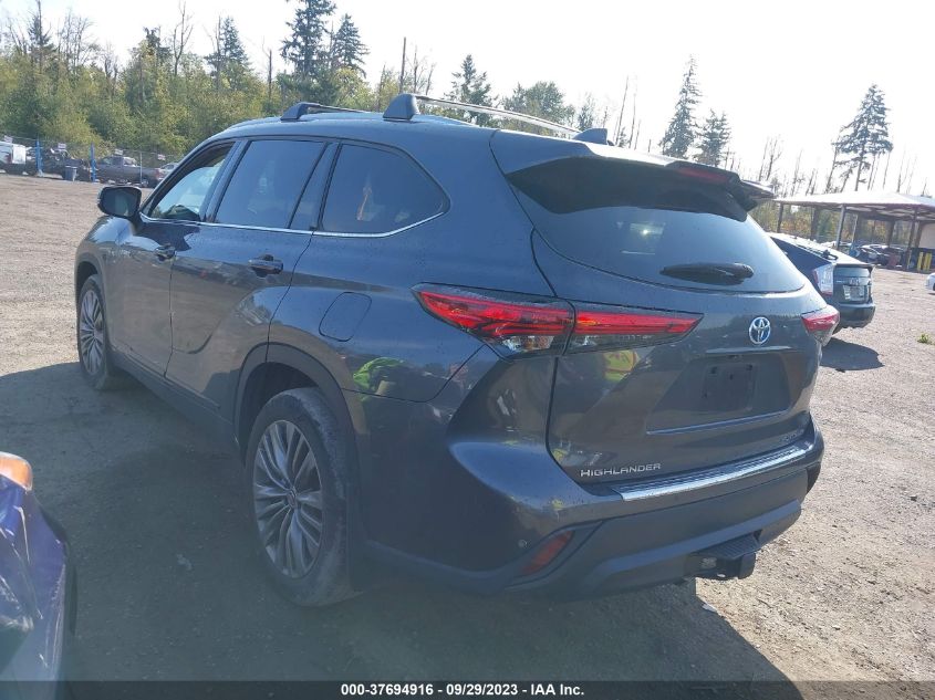 2020 TOYOTA HIGHLANDER HYBRID PLATINUM - 5TDEBRCH3LS012988
