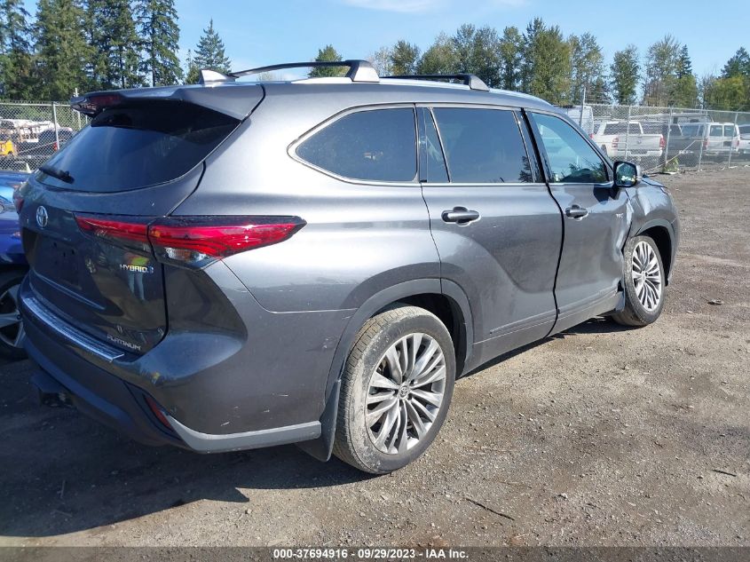 2020 TOYOTA HIGHLANDER HYBRID PLATINUM - 5TDEBRCH3LS012988
