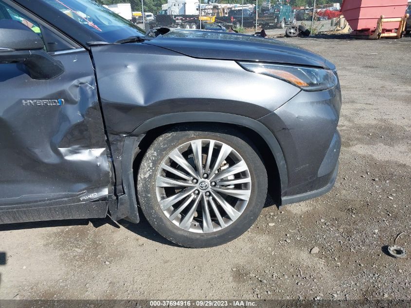 2020 TOYOTA HIGHLANDER HYBRID PLATINUM - 5TDEBRCH3LS012988