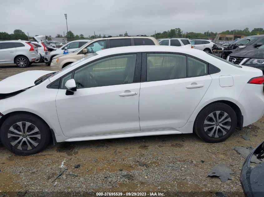 2022 TOYOTA COROLLA HYBRID LE - JTDEAMDE0N3005012