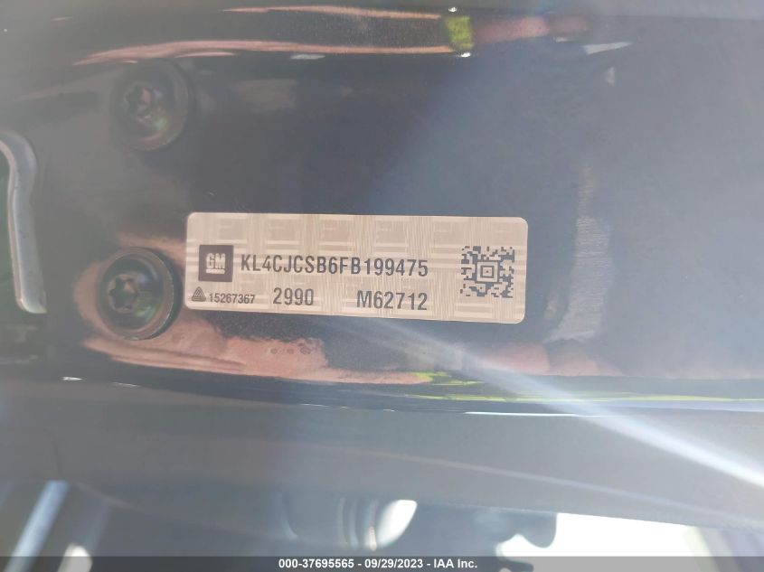 2015 BUICK ENCORE LEATHER - KL4CJCSB6FB199475