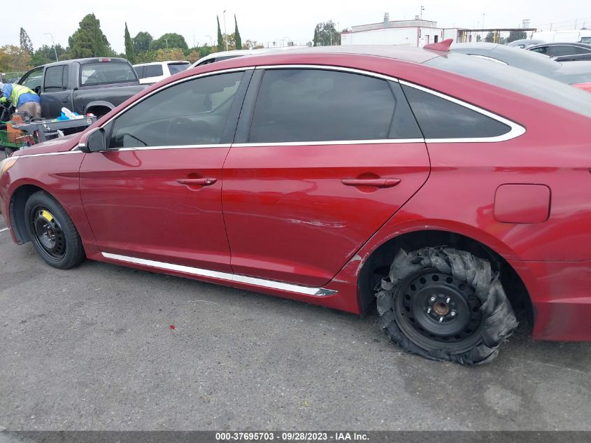 2015 HYUNDAI SONATA 2.4L SPORT - 5NPE34AF2FH053138