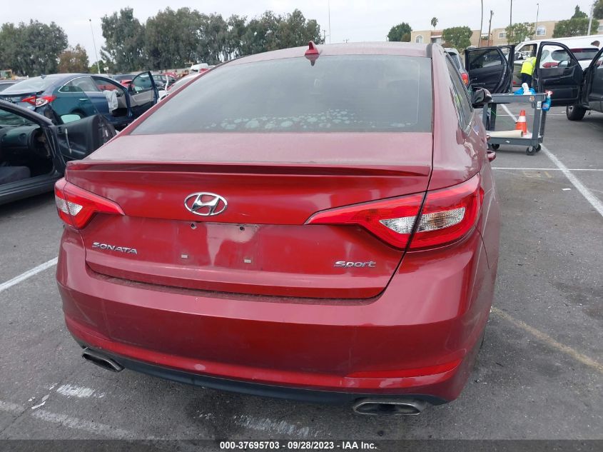 2015 HYUNDAI SONATA 2.4L SPORT - 5NPE34AF2FH053138