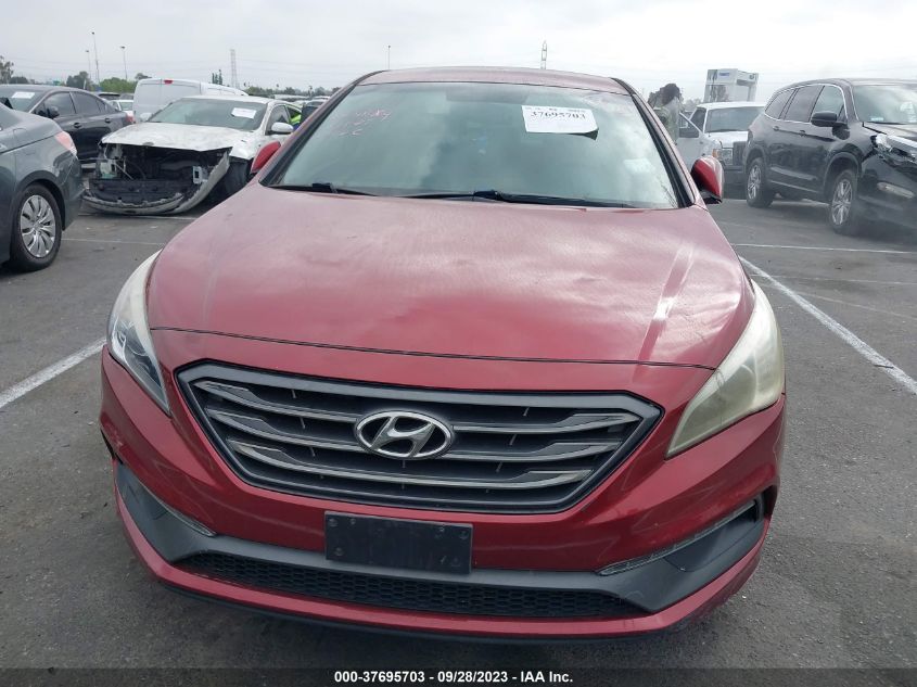 2015 HYUNDAI SONATA 2.4L SPORT - 5NPE34AF2FH053138