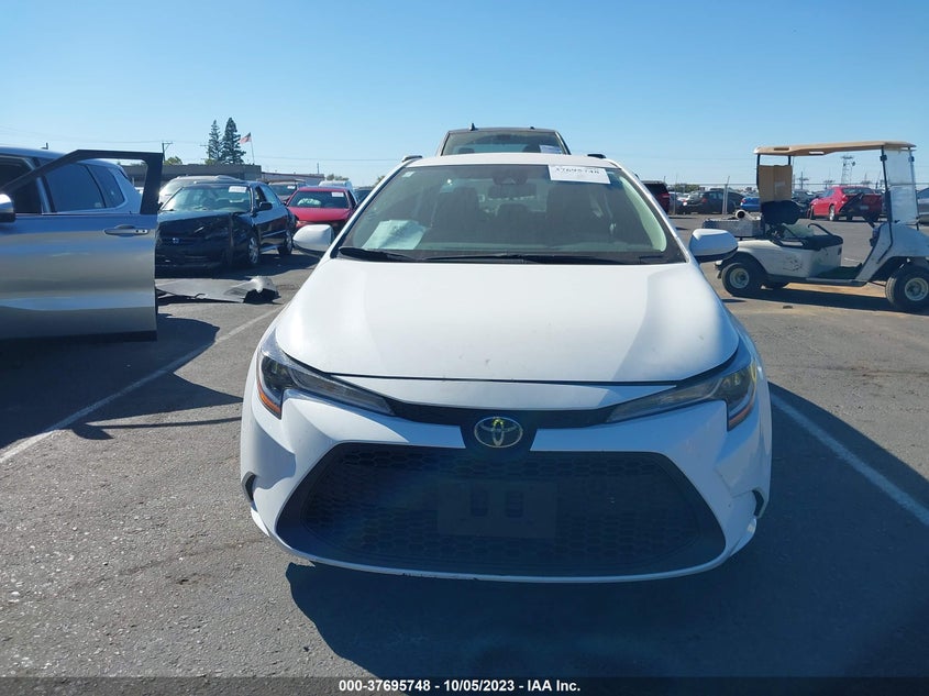 VIN 5YFEPMAE9MP257107 2021 TOYOTA COROLLA LE