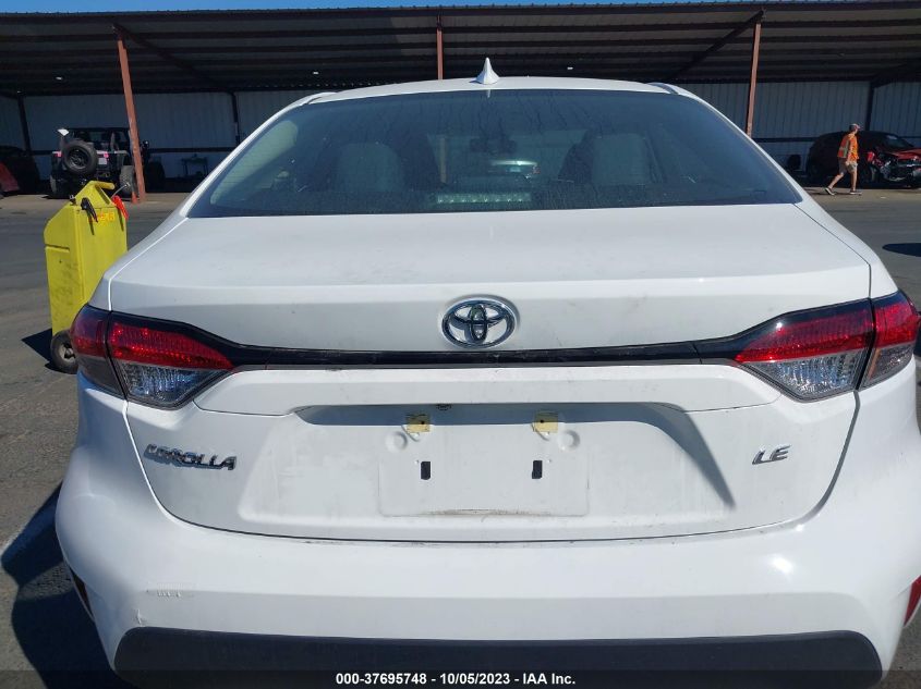 VIN 5YFEPMAE9MP257107 2021 TOYOTA COROLLA LE