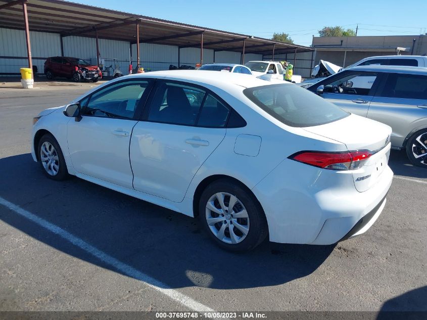 VIN 5YFEPMAE9MP257107 2021 TOYOTA COROLLA LE