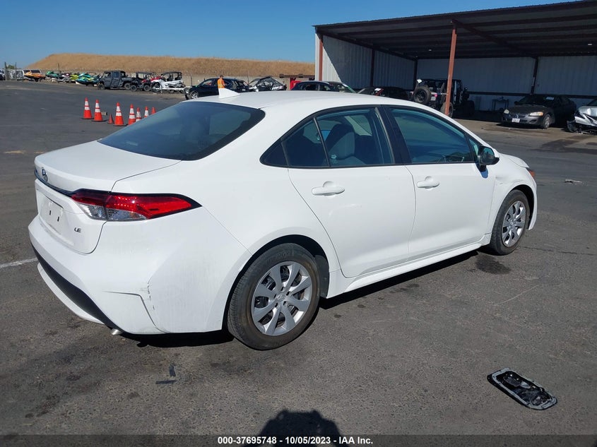 VIN 5YFEPMAE9MP257107 2021 TOYOTA COROLLA LE