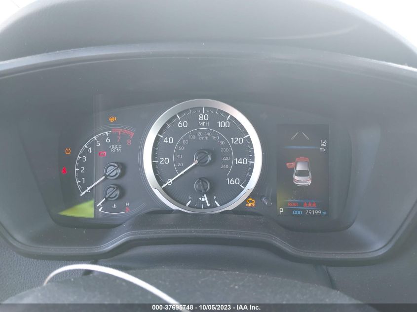 VIN 5YFEPMAE9MP257107 2021 TOYOTA COROLLA LE