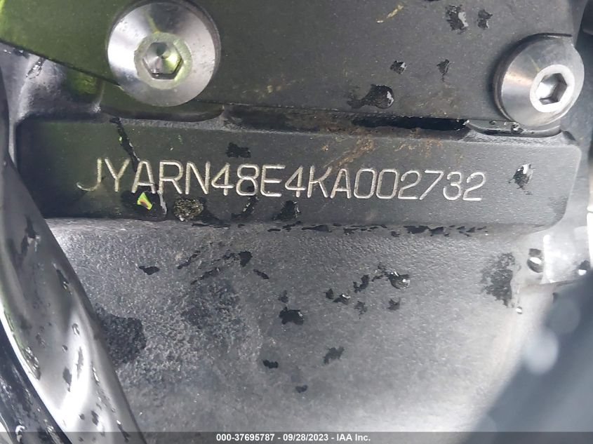 2019 YAMAHA MTN1000 JYARN48E4KA002732