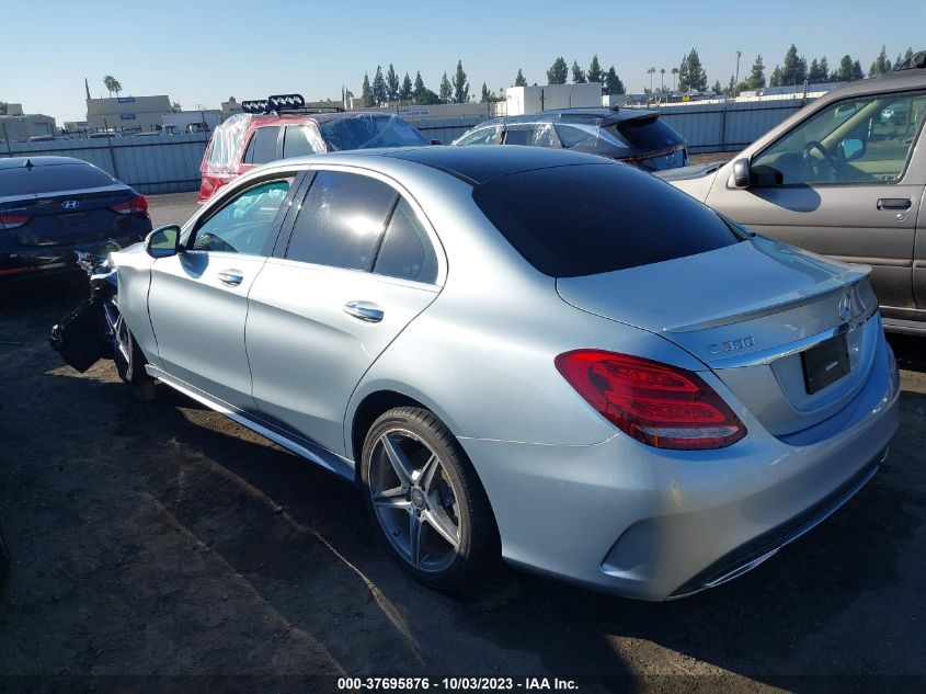 2015 MERCEDES-BENZ C 300 SPORT/LUXURY/ - 55SWF4JB8FU064411
