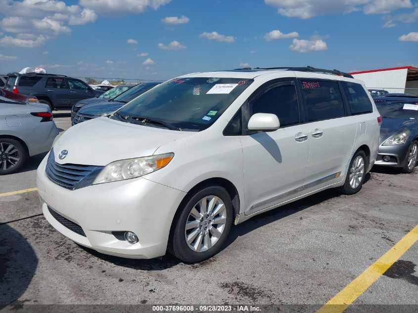 5TDYK3DC8CS246640 2012 TOYOTA SIENNA, photo no. 2