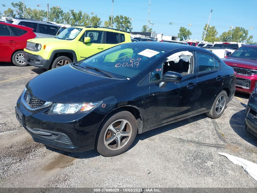 2015 HONDA CIVIC SEDAN SE - 19XFB2F71FE045789