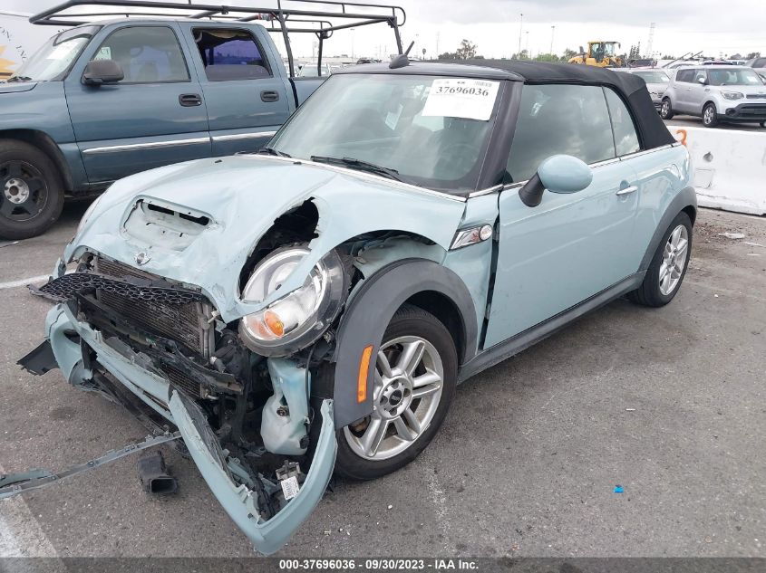 2013 MINI COOPER CONVERTIBLE S WMWZP3C54DT551142