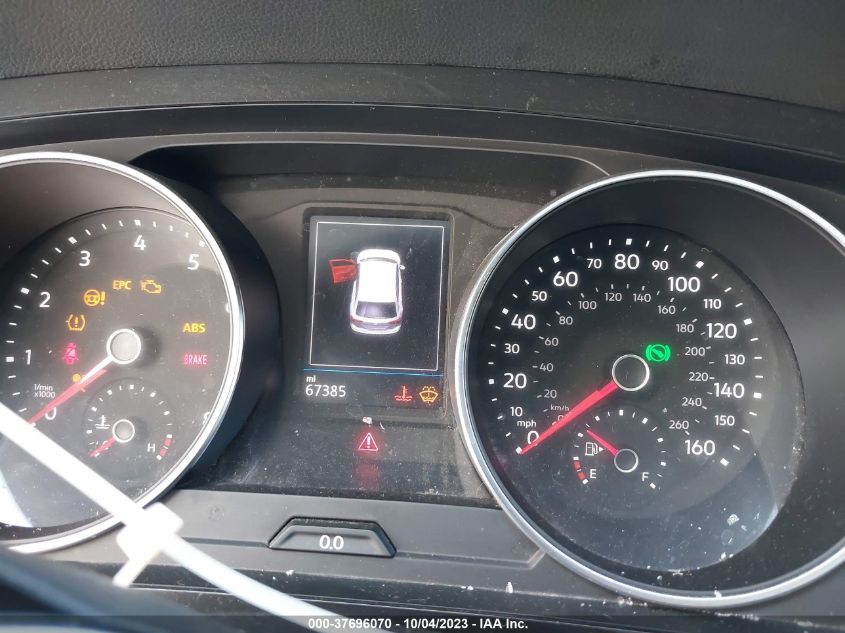 2019 VOLKSWAGEN TIGUAN S - 3VV1B7AXXKM147009