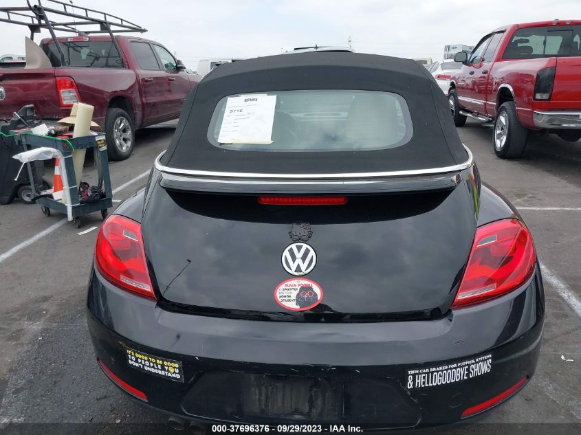 2013 VOLKSWAGEN BEETLE CONVERTIBLE 2.5L 50S EDITION 3VW5P7AT6DM801986