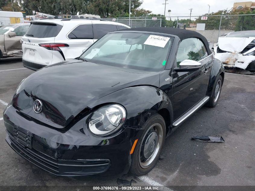 2013 VOLKSWAGEN BEETLE CONVERTIBLE 2.5L 50S EDITION 3VW5P7AT6DM801986