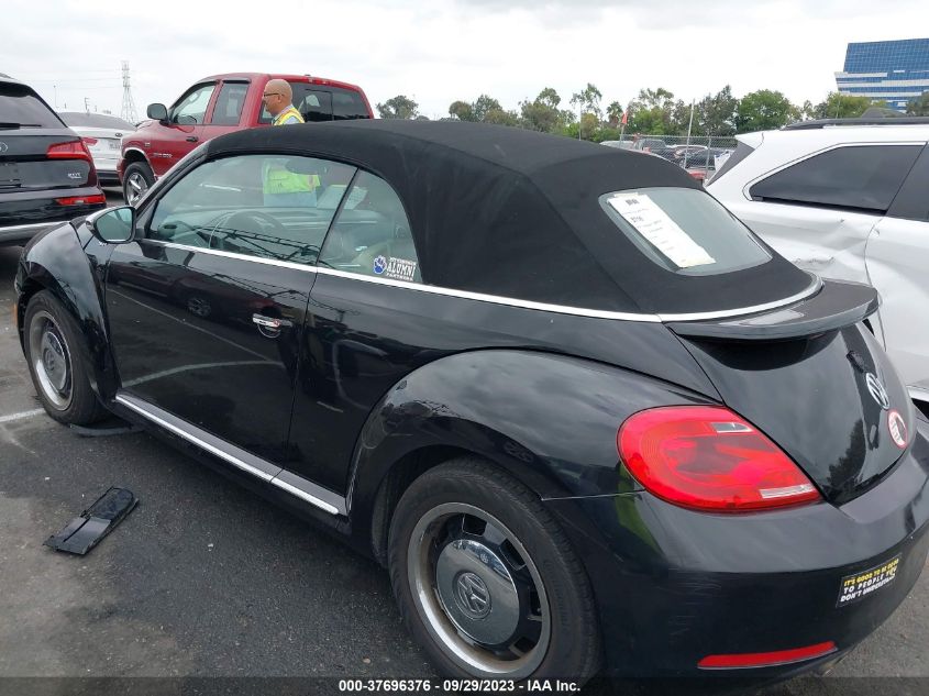 2013 VOLKSWAGEN BEETLE CONVERTIBLE 2.5L 50S EDITION 3VW5P7AT6DM801986