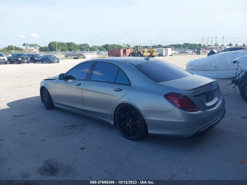 2017 MERCEDES-BENZ S-CLASS AMG S 63 - WDDUG7JB3HA315876