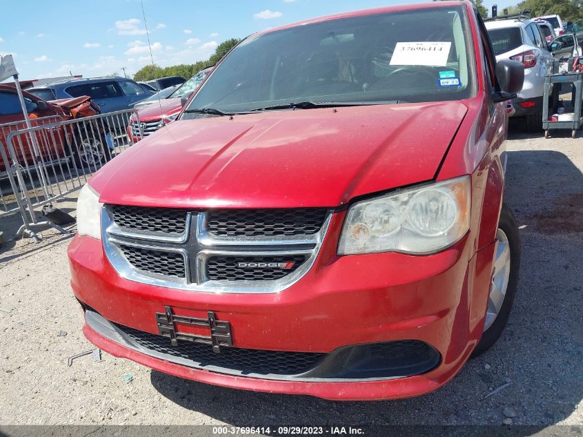 2013 DODGE GRAND CARAVAN SE - 2C4RDGBG4DR597535