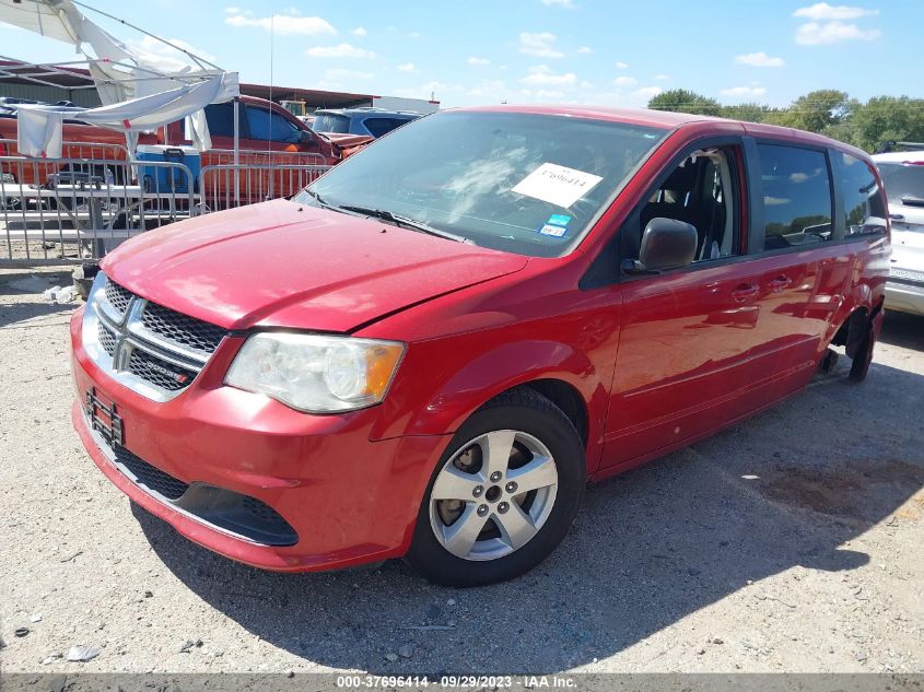 2013 DODGE GRAND CARAVAN SE - 2C4RDGBG4DR597535