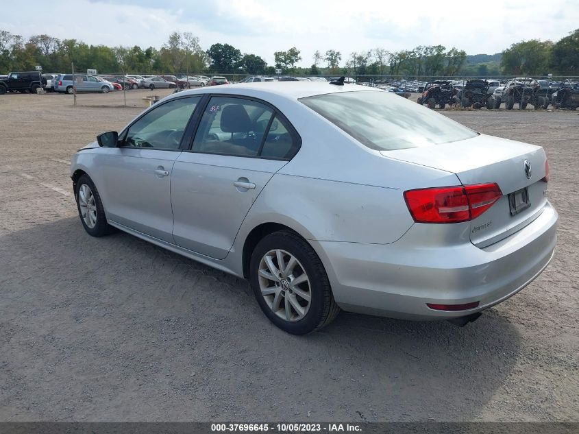 2015 VOLKSWAGEN JETTA SEDAN 1.8T SE - 3VWD17AJ2FM293353