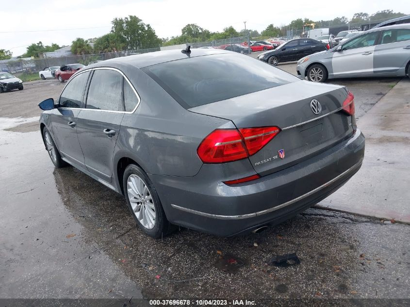 2016 VOLKSWAGEN PASSAT 1.8T SE - 1VWBT7A3XGC009652