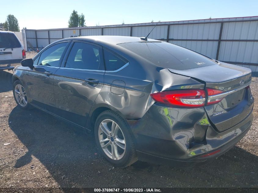 VIN 3FA6P0HD3JR260929 2018 FORD FUSION SE