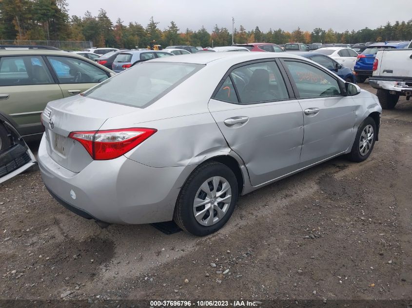 2015 TOYOTA COROLLA L/LE/S/S PLUS/LE PLUS - 2T1BURHE2FC356790