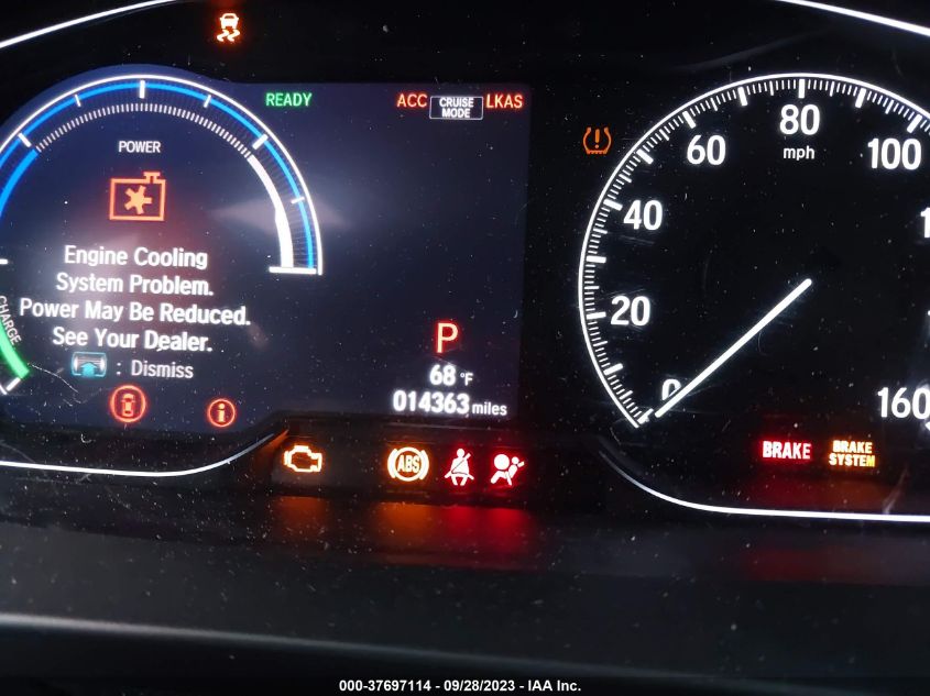 2019 HONDA INSIGHT TOURING - 19XZE4F96KE015831