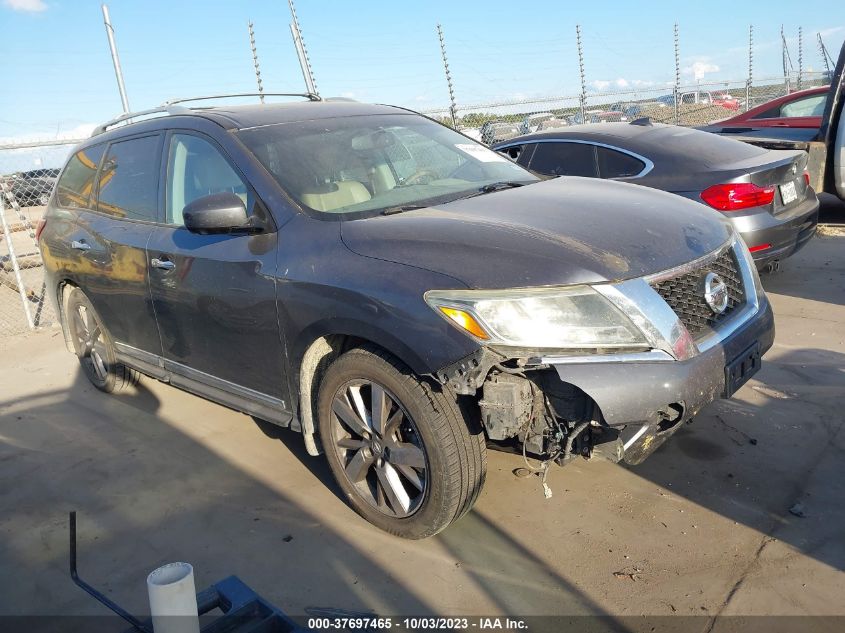 2014 NISSAN PATHFINDER PLATINUM - 5N1AR2MN8EC690223