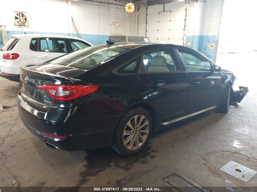 2016 HYUNDAI SONATA 2.4L - 5NPE34AFAGH274421