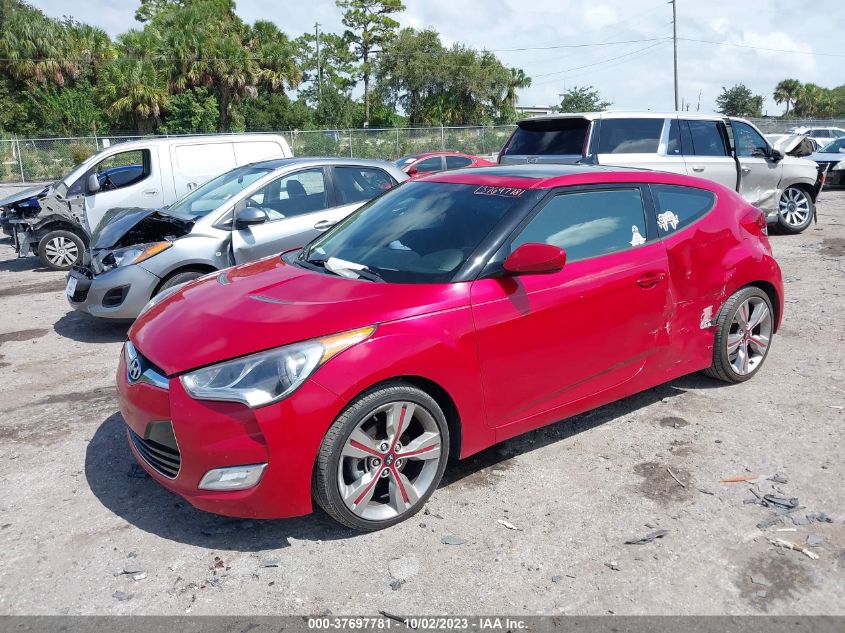 2013 HYUNDAI VELOSTER - KMHTC6AD0DU168689