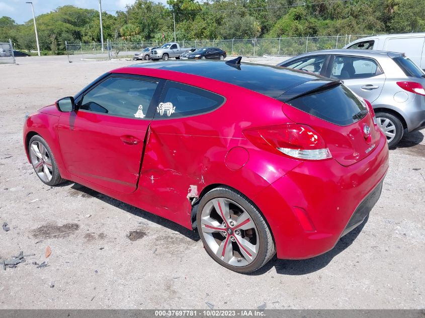 2013 HYUNDAI VELOSTER - KMHTC6AD0DU168689