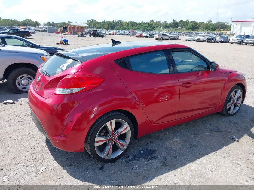 2013 HYUNDAI VELOSTER - KMHTC6AD0DU168689