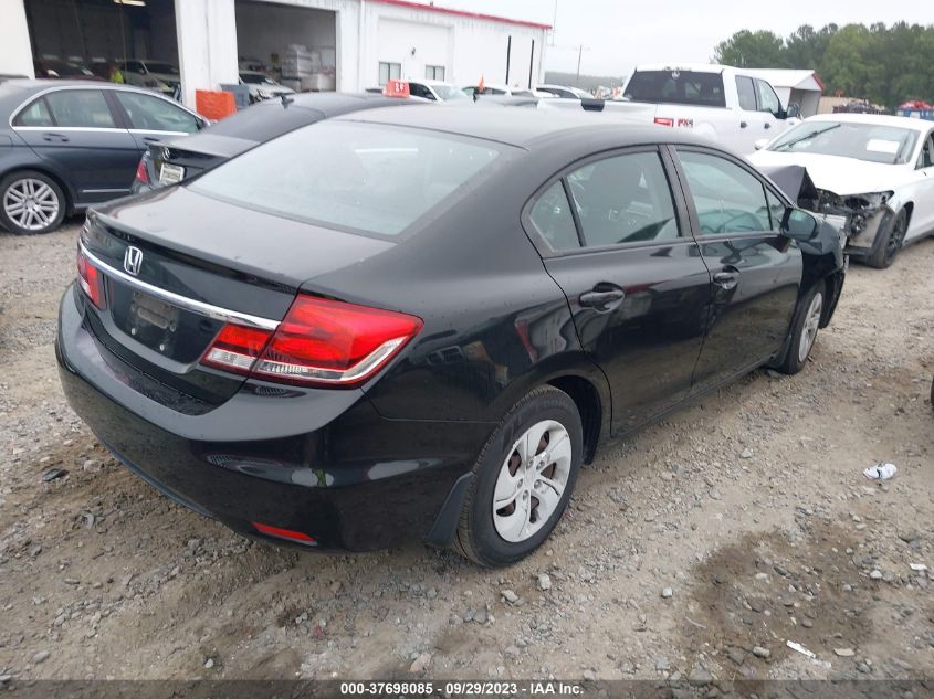 2014 HONDA CIVIC SEDAN LX - 2HGFB2F57EH524608